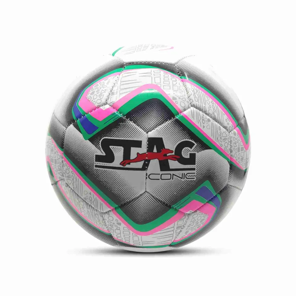 Stag Iconic Striker Fußball Größe 5, PVC