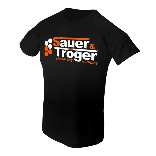 Sauer & Tröger T-Shirt Funktionsshirt Polyester Logo