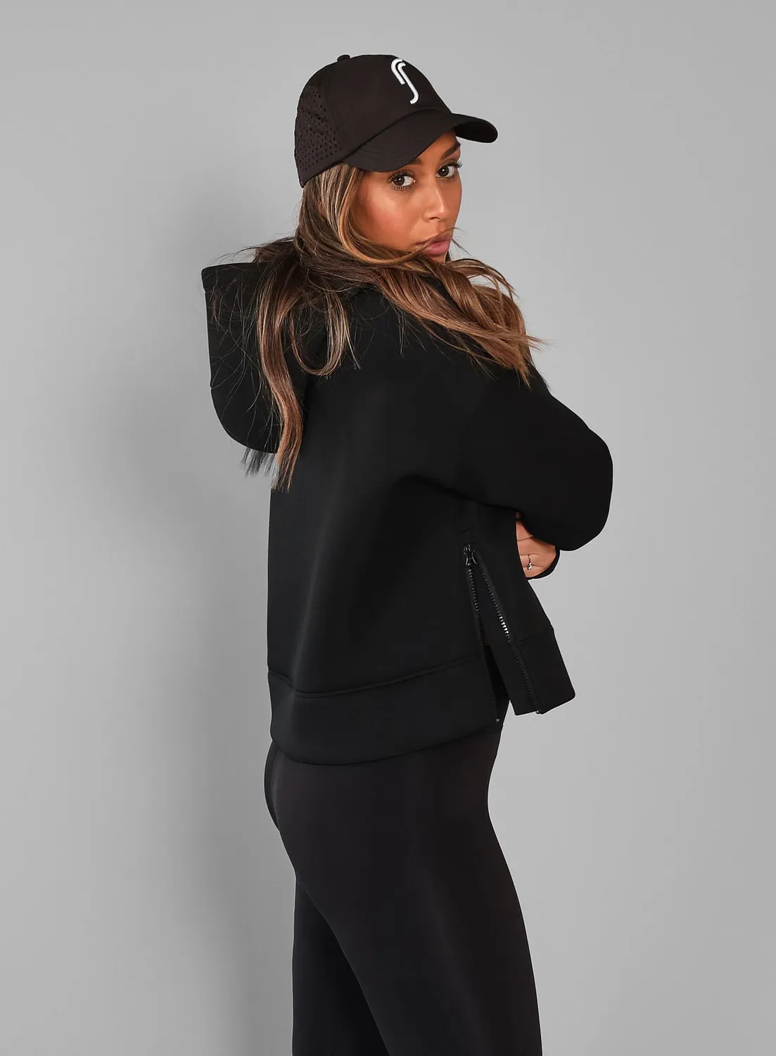 Robin Soderling Women's Scuba Hoodie – Damen-Hoodie aus Stretchstoff