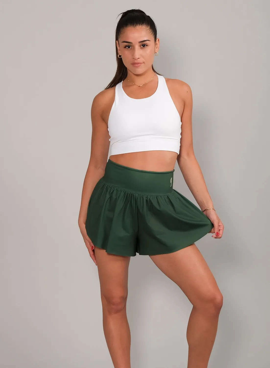 Robin Soderling Court Pleated Shorts Damen Tennis-Shorts 2-in-1