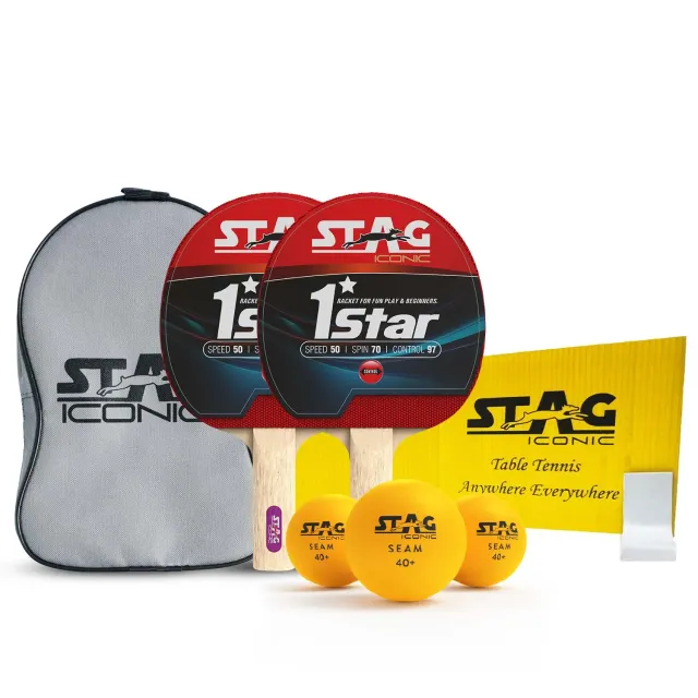Stag Iconic 1 Star Anywhere Tischtennis-Set
