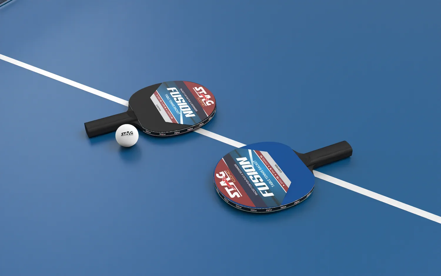 Stag Iconic Fusion Series Tischtennisschläger Kontrolle