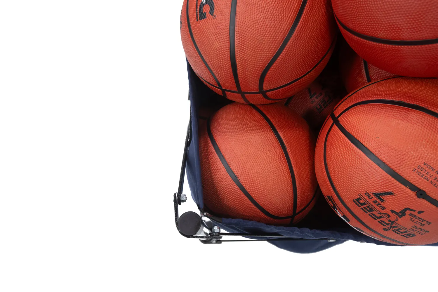 Stag Iconic Basketball Ball Caddy Ballwagen faltbar mit Rollen