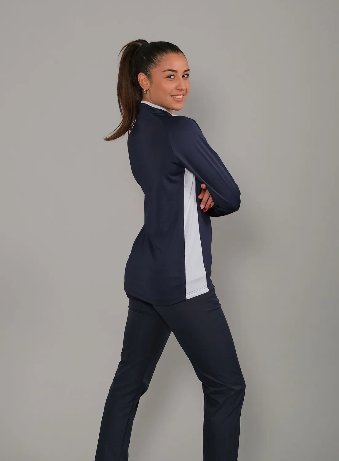 Robin Soderling National Team Half Zip Damen Pullover 4-Wege-Stretch