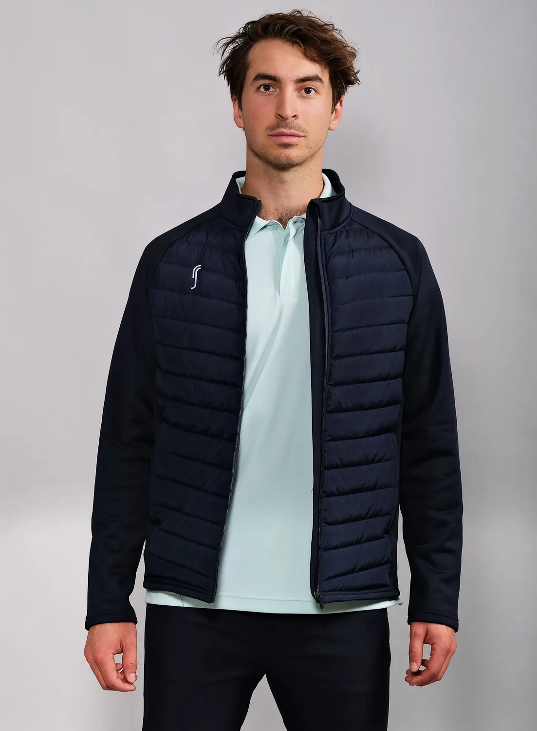 Robin Soderling National Team Padded Herren Hybrid-Steppjacke