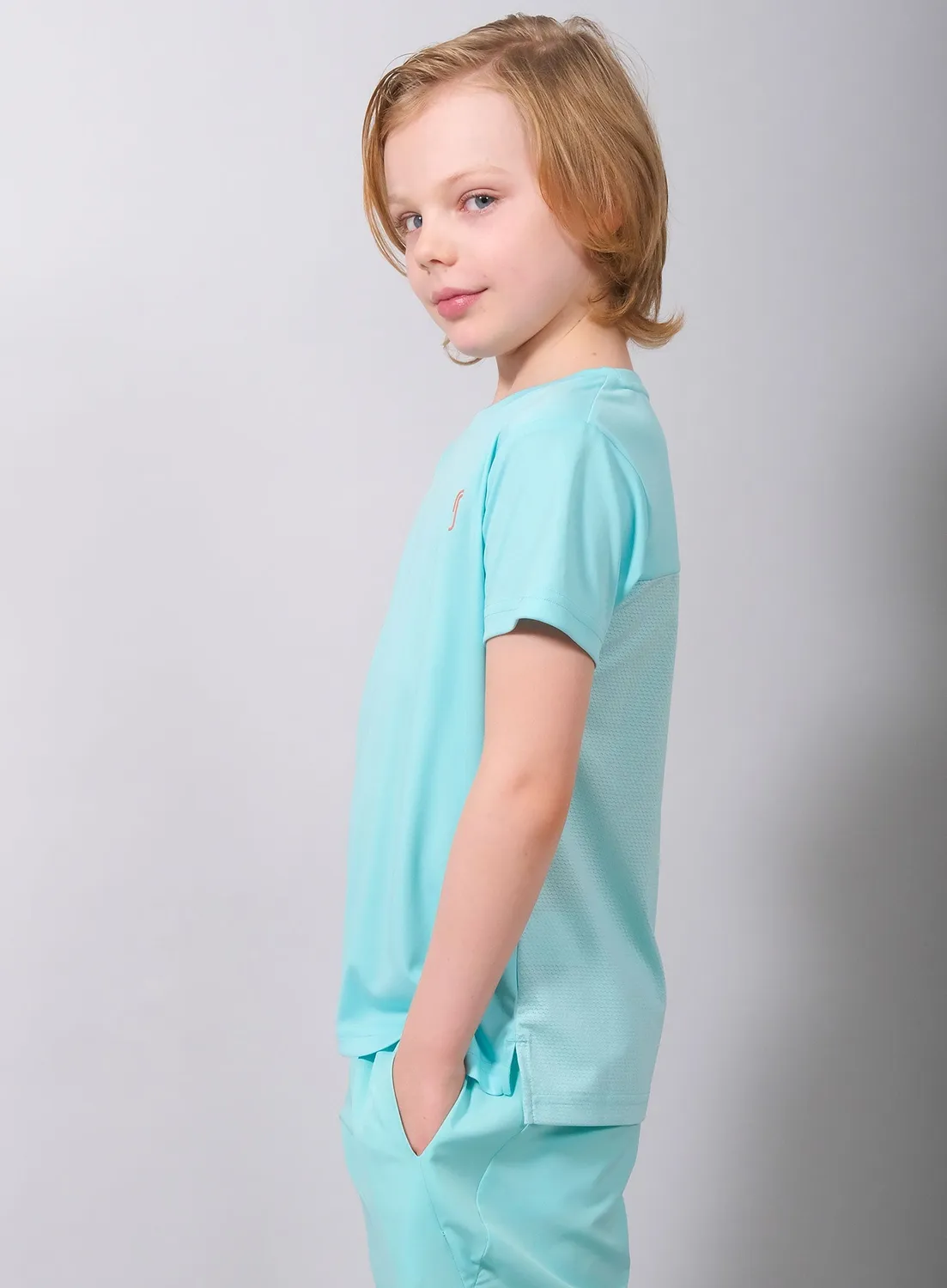 Robin Soderling Junior Performance T-Shirt Kinder Mesh-Rücken