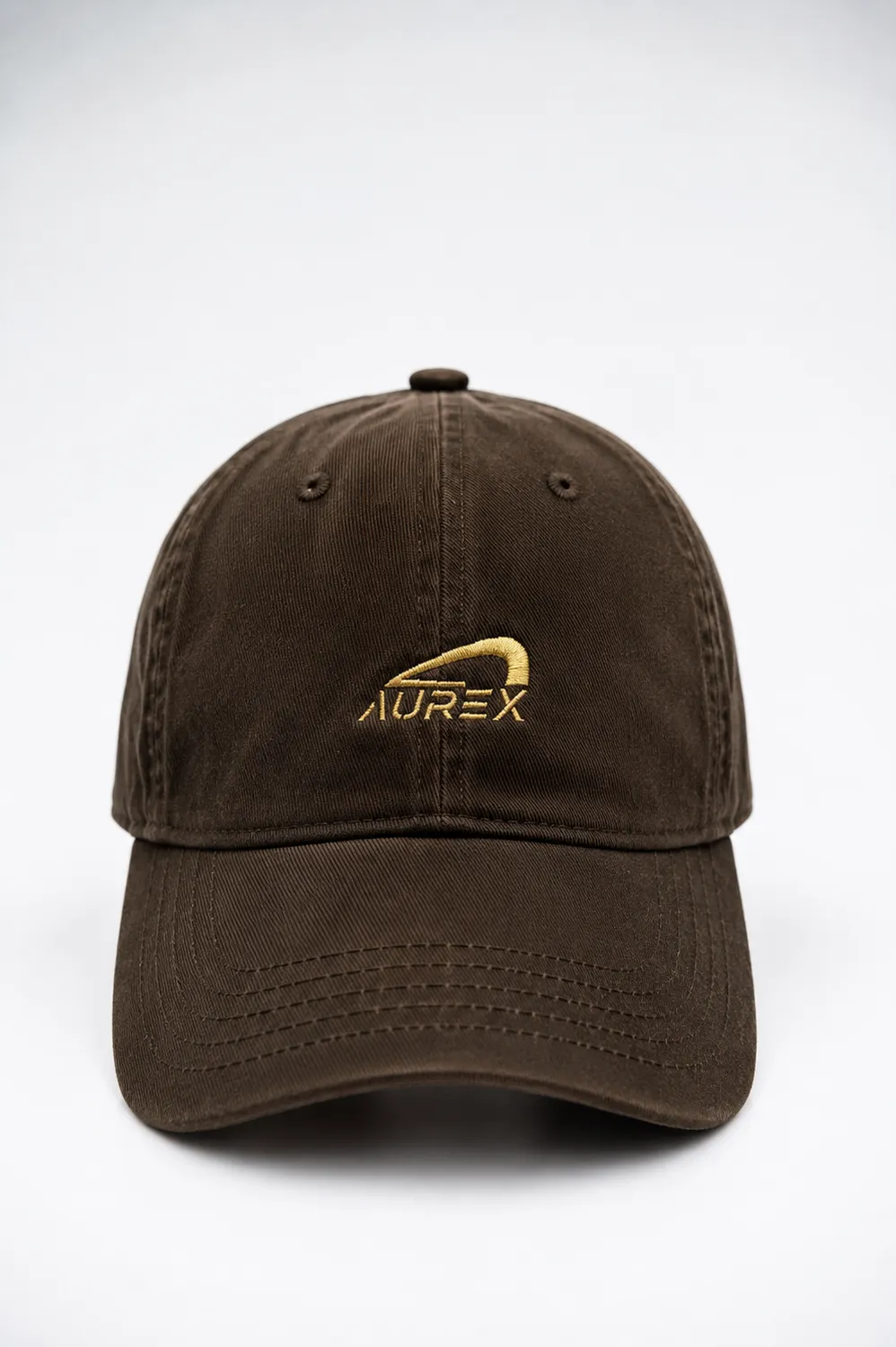 Aurex Softshell Cap Unisex Cap Gold-Logo
