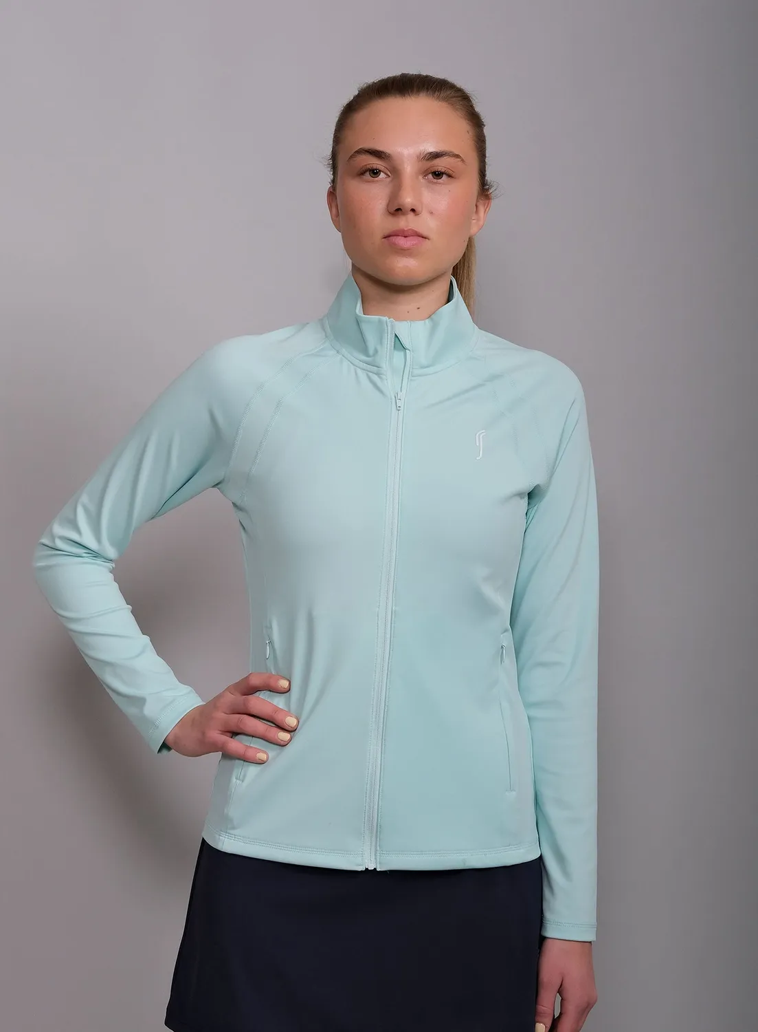 Robin Soderling National Team Zip Damen Trainingsjacke Slim Fit