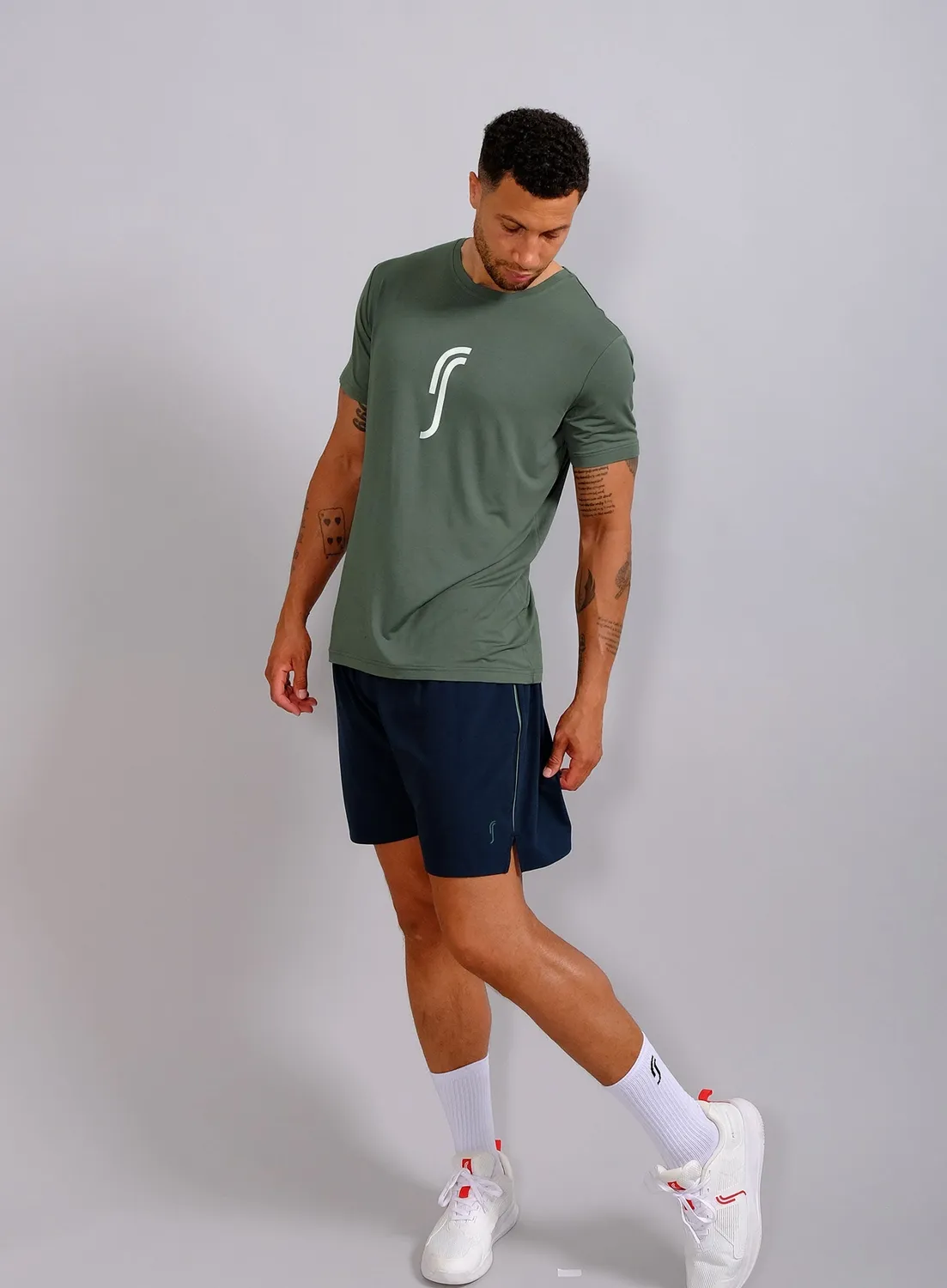 Robin Soderling Paris Classic Modal T-Shirt Herren schweißableitend