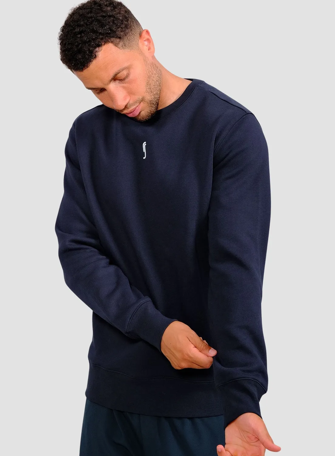 Robin Soderling Paris Sweatshirt Herren Rundhals gestickt