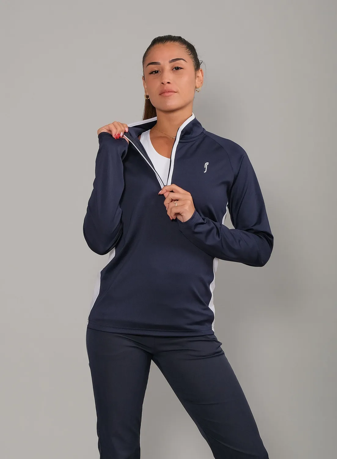Robin Soderling National Team Half Zip Damen Pullover 4-Wege-Stretch