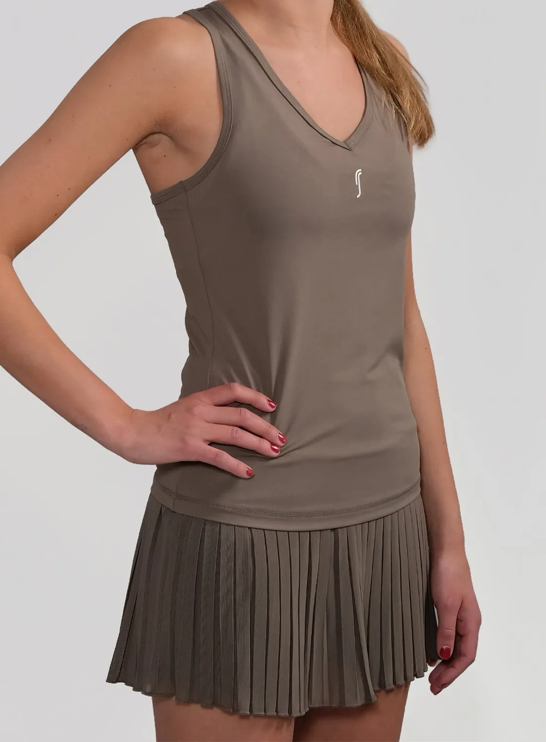 Robin Soderling Court V-Neck Top Tanktop Damen