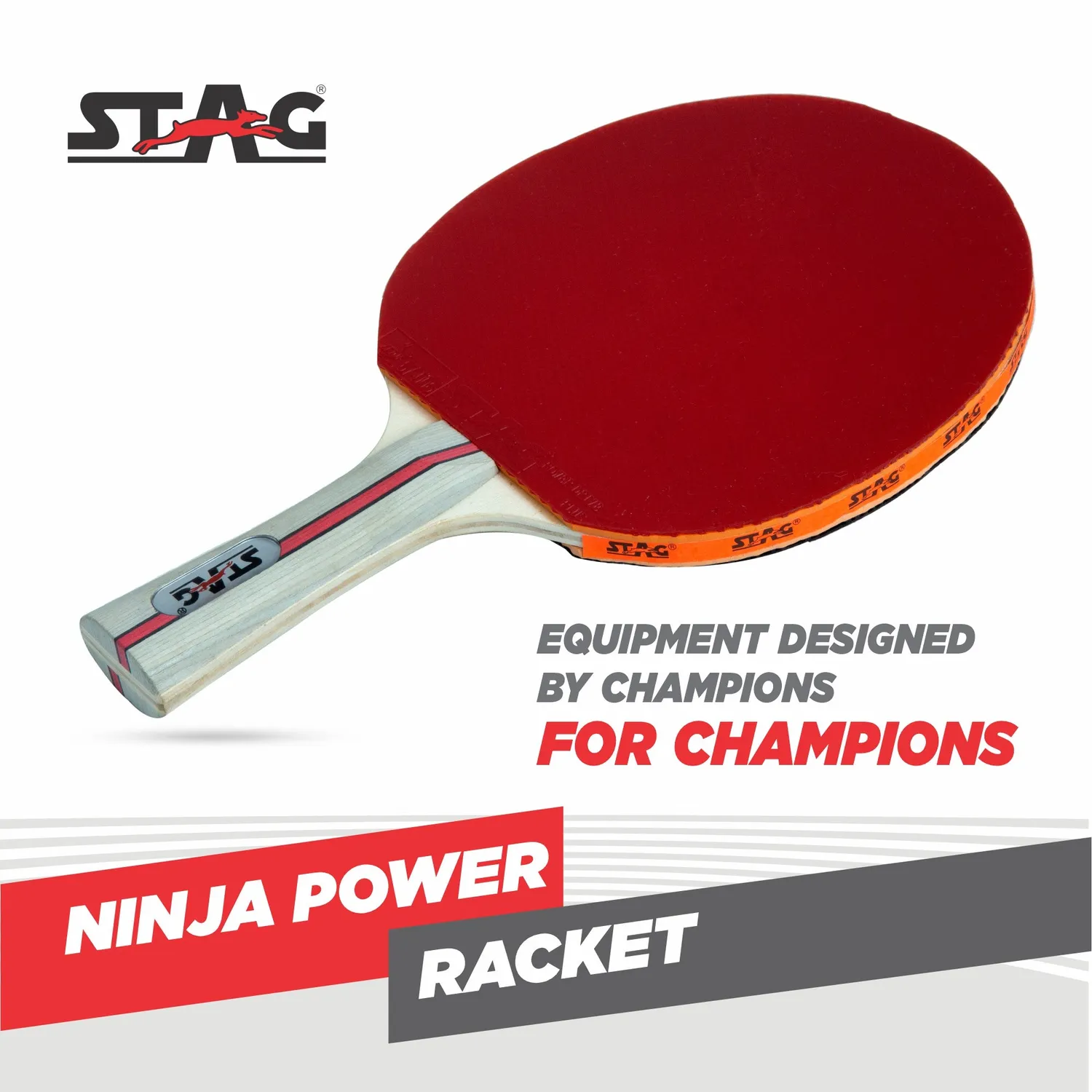 Stag Iconic Ninja Power Tischtennisschläger