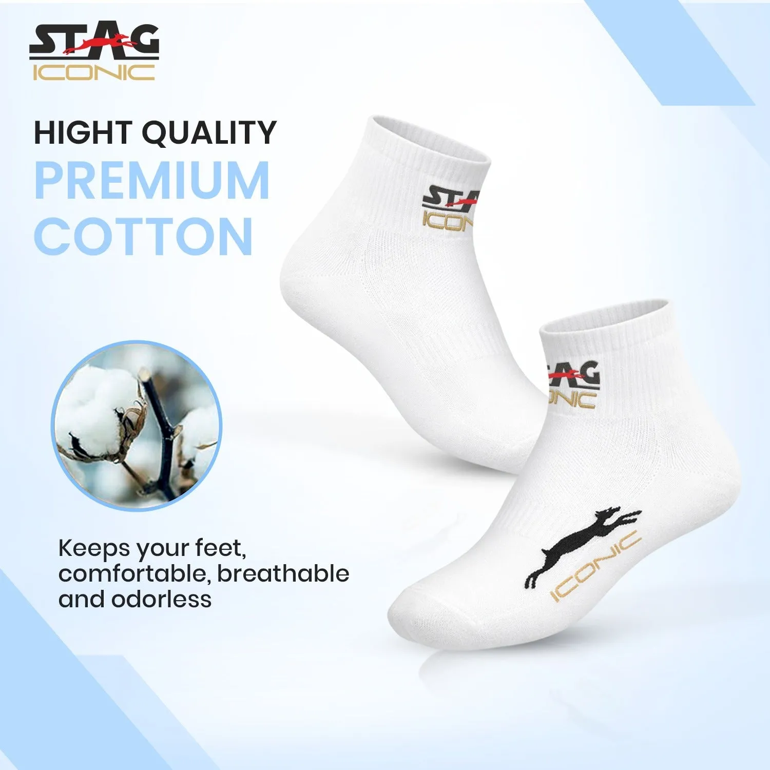Stag Iconic Performance Sportsocken Hoch 2er-Pack