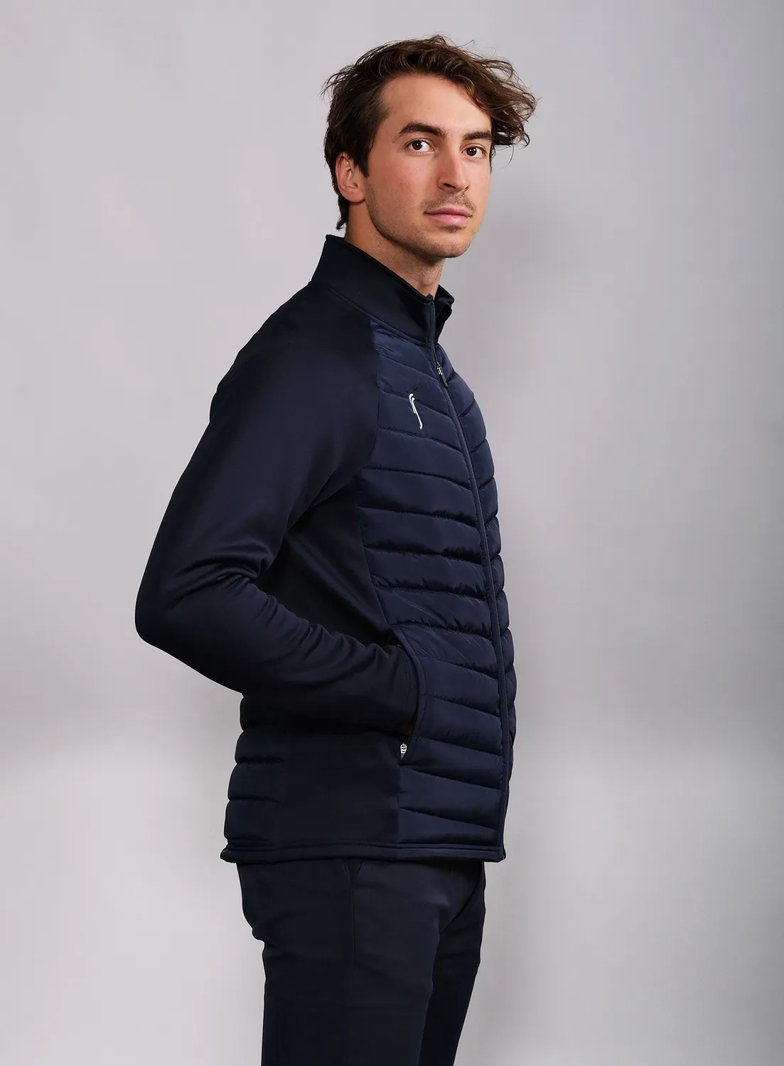 Robin Soderling National Team Padded Herren Hybrid-Steppjacke