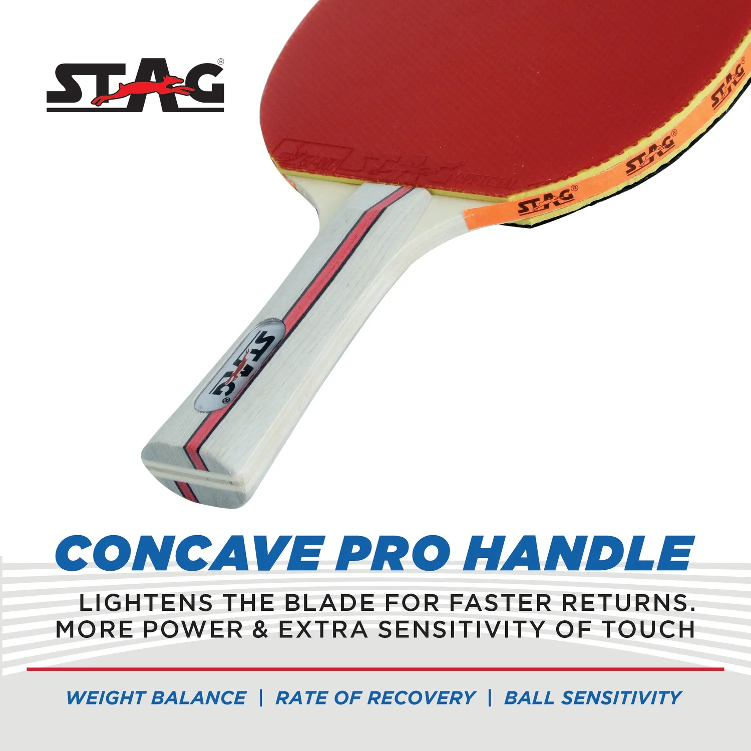 Stag Iconic Official Tischtennisschläger ITTF