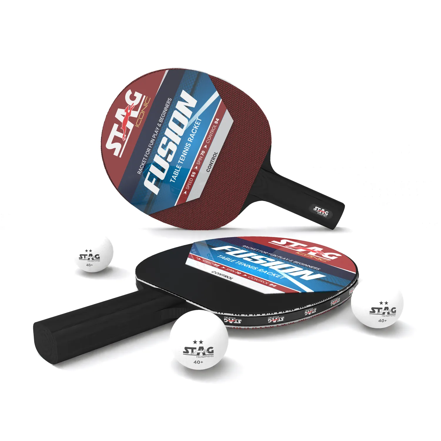 Stag Iconic Fusion Tischtennis-Set mit Hülle
