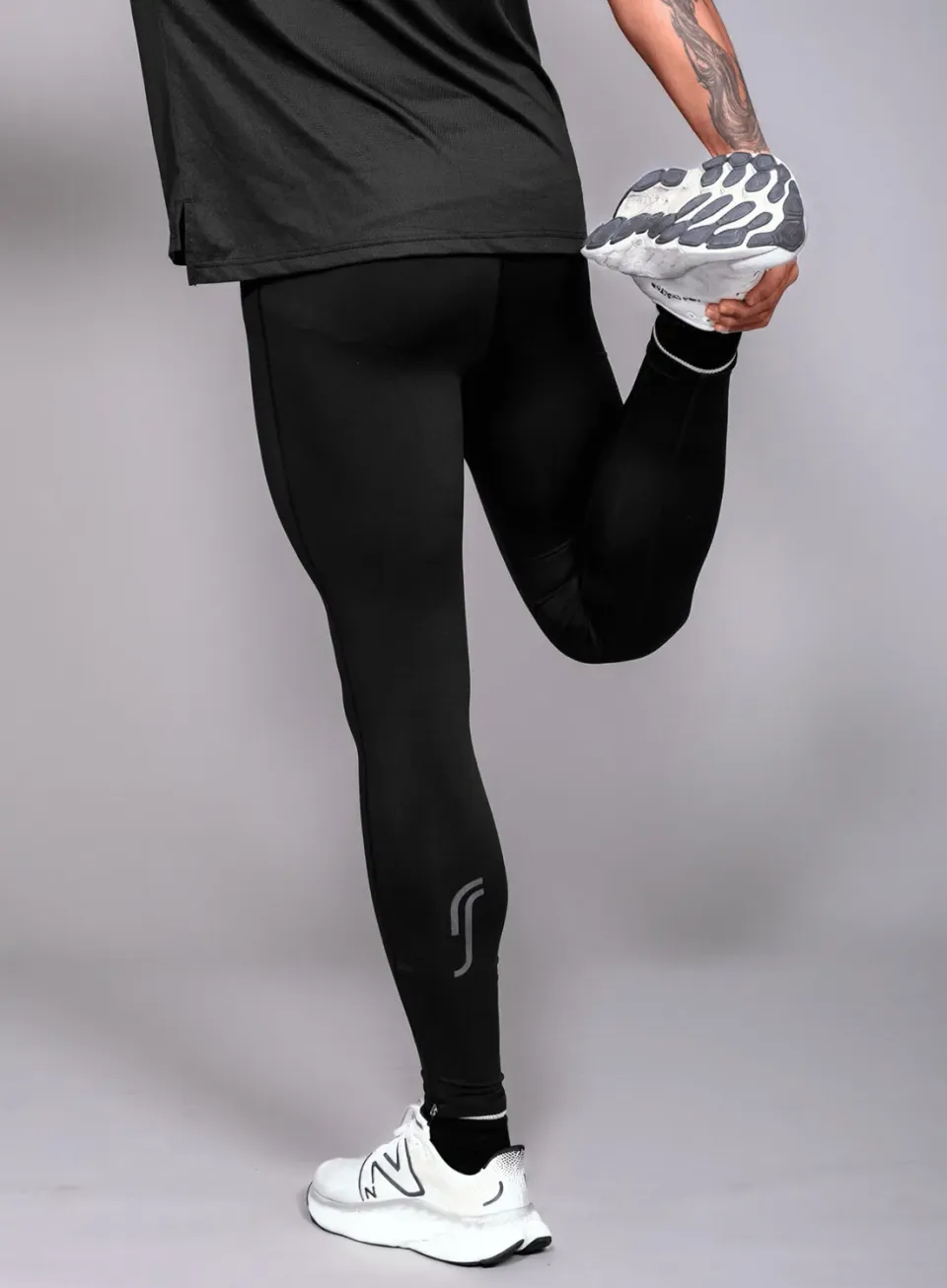 Robin Soderling Performance Running Tights Herren reflektierend