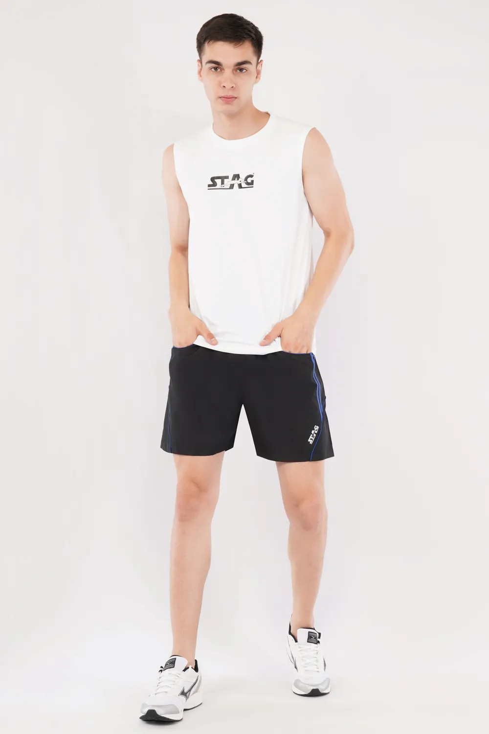 Stag Iconic Ärmelloses Performance T-Shirt Herren Polyester