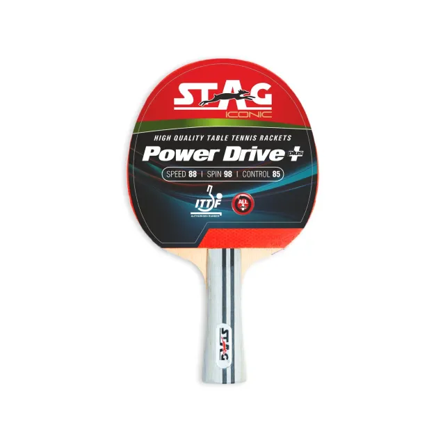 Stag Iconic PowerDrive+ Tischtennisschläger offensiv